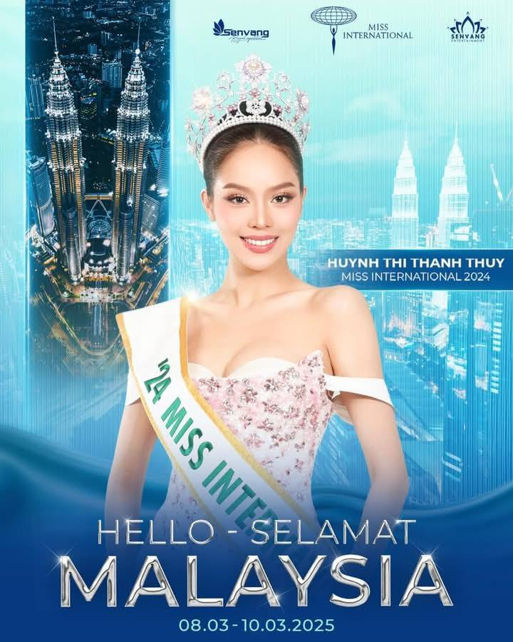 Thanh Thủy có chuyến công tác tại Malaysia từ ngày 8 đến 10/3.