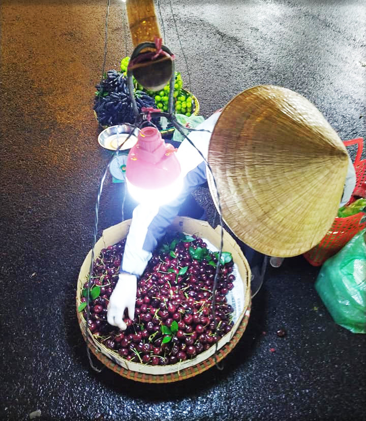 Trái cây tươi mới hái lá còn xanh biếc Trái cây tươi mới hái lá còn xanh biếc