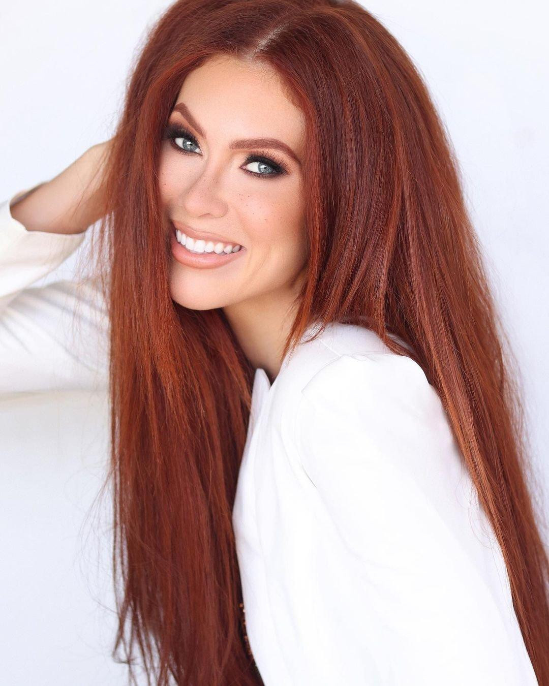 Mỹ nhân tóc đỏ xinh đẹp sẽ đại diện cho nước Mỹ tham dự cuộc thi Miss Grand International 2022 tổ chức ở Indonesia vào tháng 10 tới. Mỹ nhân tóc đỏ xinh đẹp sẽ đại diện cho nước Mỹ tham dự cuộc thi Miss Grand International 2022 tổ chức ở Indonesia vào tháng 10 tới.