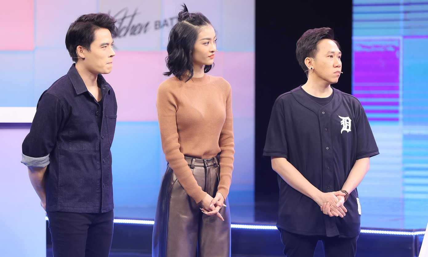 Á hậu - Ca sĩ Lona Kiều Loan cùng đội với diễn viên Võ Tấn Phát, Anh Đức.