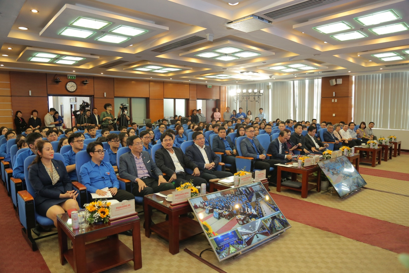 Điểm cầu Hội trường tầng 19, trụ sở Petrovietnam.