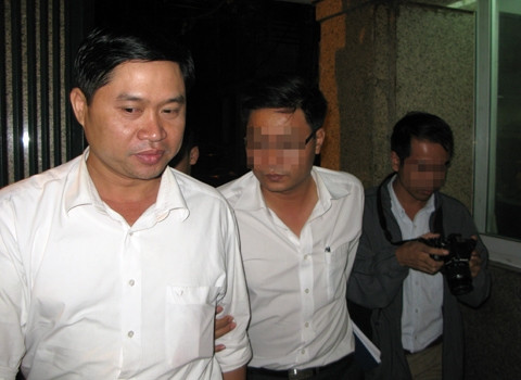 Ông Tường bị đưa về trụ sở công an Hà Nội