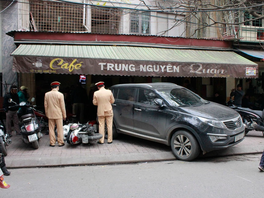 Hiện trường vụ tai nạn