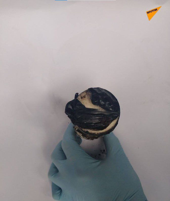 Cận cảnh quả đạn được cho là chứa chất độc. Ảnh: Sputnik Cận cảnh quả đạn được cho là chứa chất độc. Ảnh: Sputnik