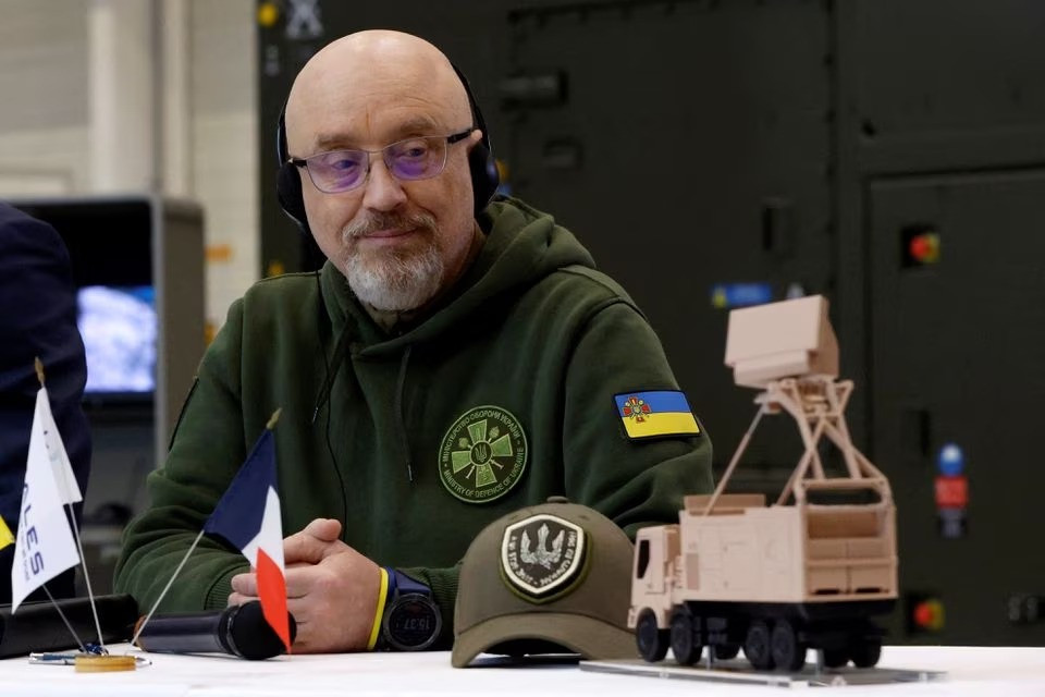 Bộ trưởng Quốc phòng Ukraine Oleksii Reznikov. Ảnh: Reuters