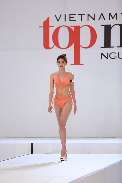 Một số thí sinh nữ có hình thể khá chuẩn