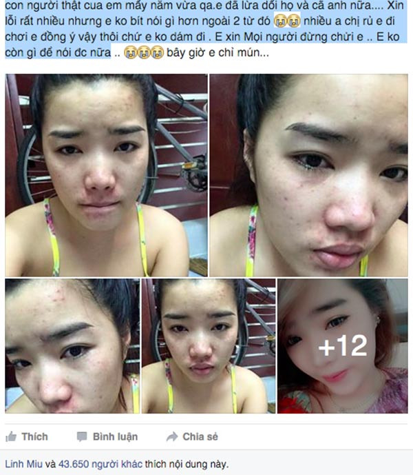 Xôn xao chuyện cô gái đăng ảnh mặt mộc để từ bỏ 'sống ảo' ảnh 1