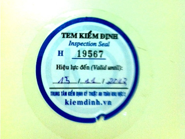 Tem kiểm định đến năm 2013