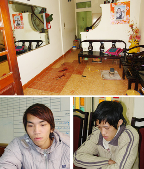 Hiện trường vụ án mạng và hai hung thủ máu lạnh Nguyễn Duy Hà và Vũ Ngọc Lương 