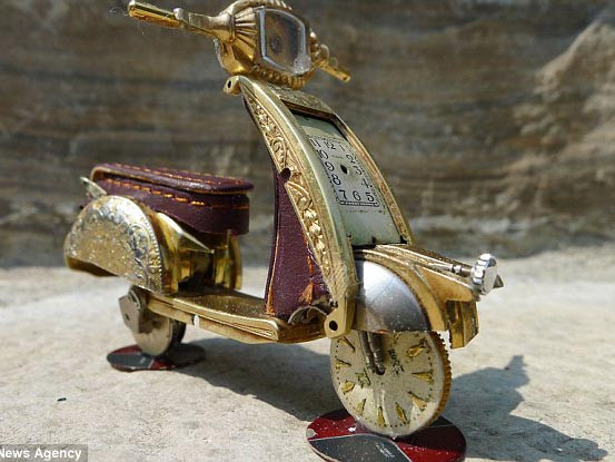 Chiếc này giống với chiếc xe máy Vespa