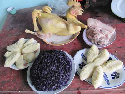 Đồ mặn không thể thiếu trong lễ thanh minh. Đồ mặn không thể thiếu trong lễ thanh minh