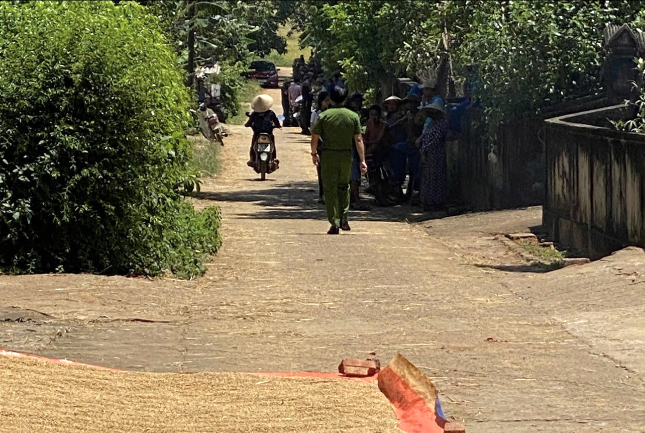 Khu vực xảy ra án mạng. Ảnh: CAQT Khu vực xảy ra án mạng. Ảnh: CAQT