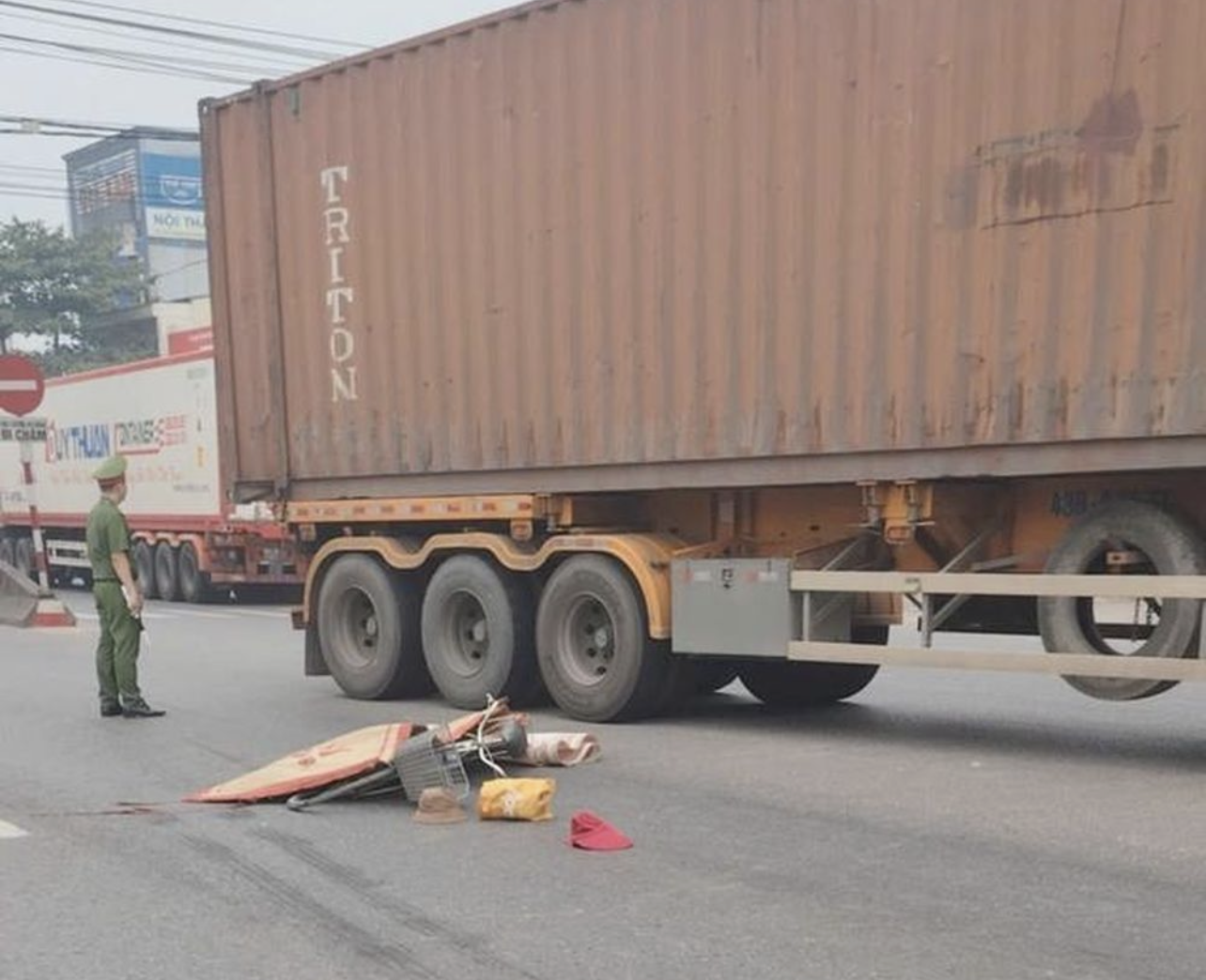 Hiện trường vụ tai nạn giao thông Hiện trường vụ tai nạn giao thông