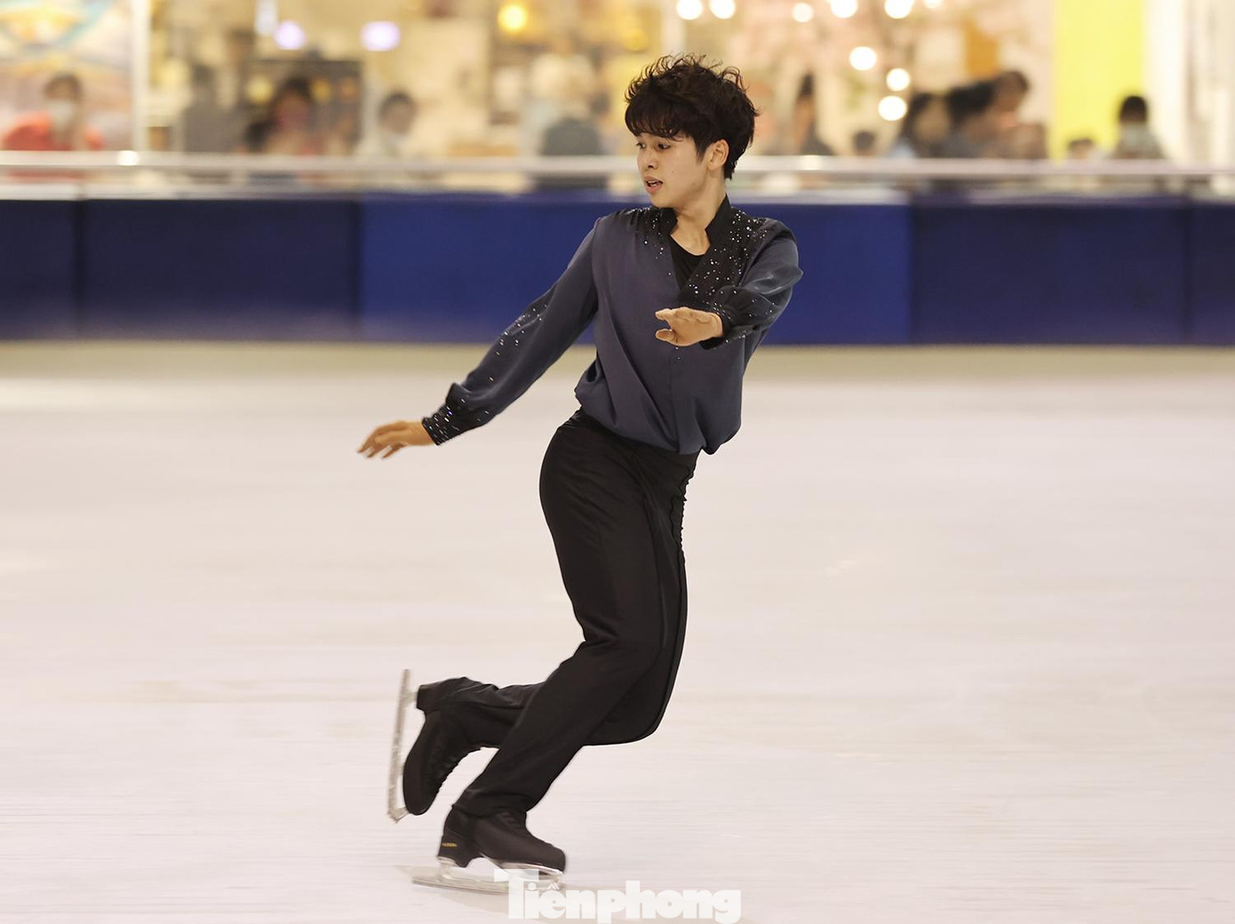 VĐV Phan Hoàng Phúc trong bài thi ngắn Junior Nam