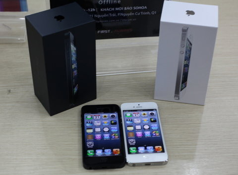 iPhone 5 không gặp tình trạng khan và hiếm hàng tại Việt Nam những ngày đầu