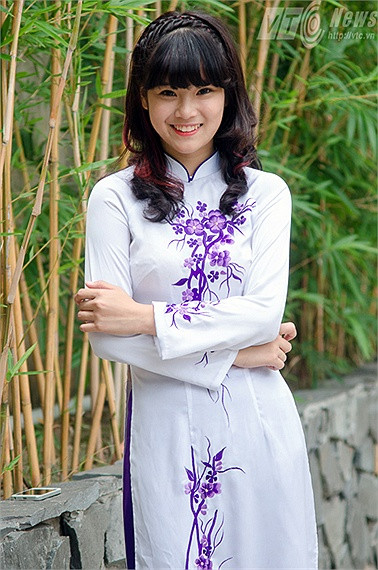 Hoàn thành xuất sắc phần thi năng khiếu của mình với tiết mục 'Đêm nằm mơ phố' Hoàng Yến rất tin vào khả năng mình sẽ có một tấm vé vào cánh cửa ĐH Văn hóa Hà Nội