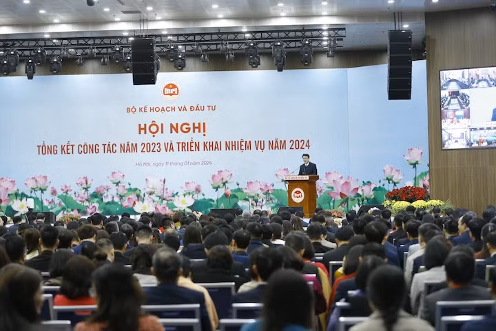 Hội nghị Tổng kết công tác năm 2023 và triển khai nhiệm vụ năm 2024 của Bộ KH&amp;ĐT