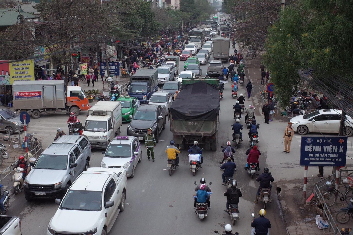 Đường 70 đoạn qua nội thành Hà Nội.