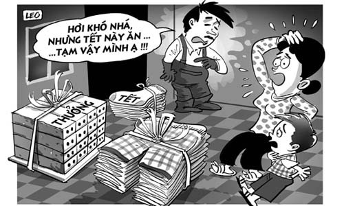 Có thể thấy, xu hướng thưởng Tết bằng các sản phẩm không mới, nhưng lại rất gia tăng trong thời gian gần đây