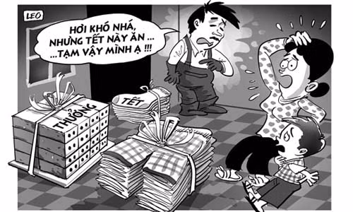 Có thể thấy, xu hướng thưởng Tết bằng các sản phẩm không mới, nhưng lại rất gia tăng trong thời gian gần đây