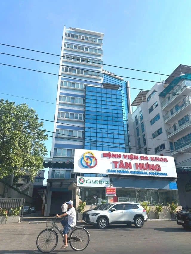 Bệnh viện Đa khoa Tân Hưng ở quận 7 từng phẫu thuật hút mỡ, nâng ngực gây tai biến khiến bệnh nhân tử vong vào năm 2024- Ảnh D.T Bệnh viện Đa khoa Tân Hưng ở quận 7 từng phẫu thuật hút mỡ, nâng ngực gây tai biến khiến bệnh nhân tử vong vào năm 2024- Ảnh D.T