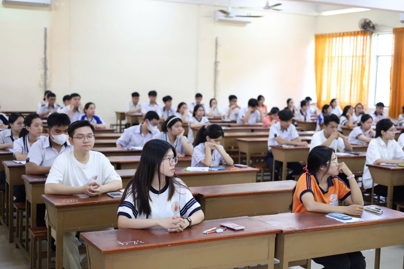 Thí sinh dự thi kỳ thi đánh giá năng lực do ĐHQG TPHCM tổ chức năm 2025