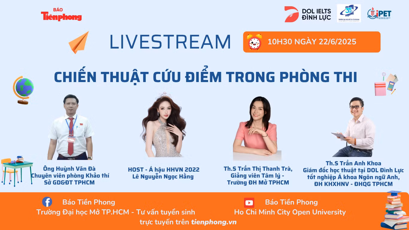 Các chuyên gia tại buổi livestream do Báo Tiền Phong tổ chức