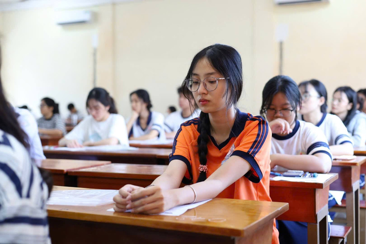 Thí sinh trong đợt thi đánh giá năng lực do ĐHQG TPHCM tổ chức cuối tháng 3/2025