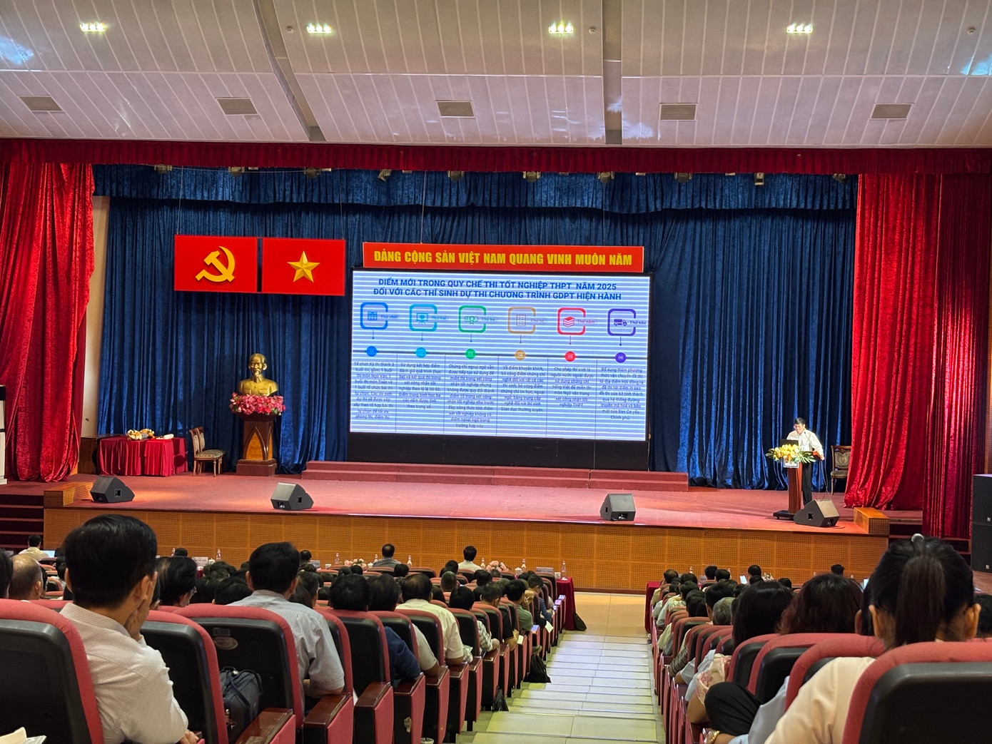 Toàn cảnh buổi tập huấn thanh tra kỳ thi tốt nghiệp THPT tại TPHCM