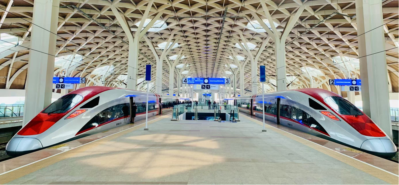 Đường sắt tốc độ cao tại Trung Quốc (ảnh: GS. XIA Haishan).