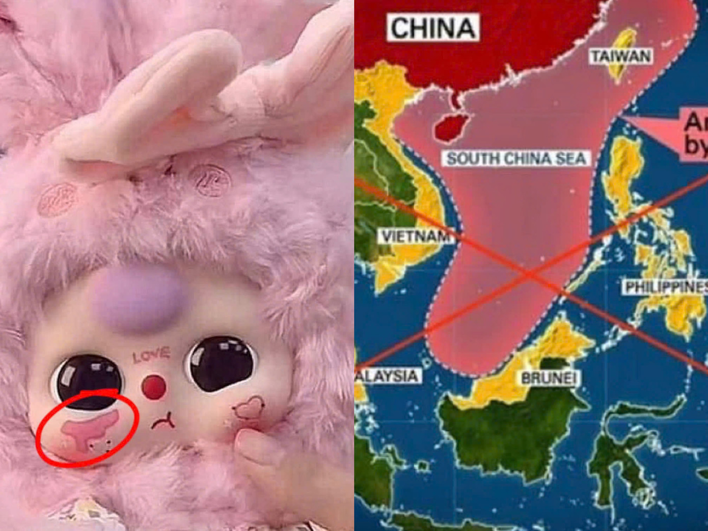 Hoạ tiết vẽ trên mặt búp bê Baby Three gây tranh cãi, tạo làn sóng tẩy chay mạnh mẽ.