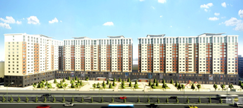 Phối cảnh khu chung cư nhà ở xã hội An Trung 2