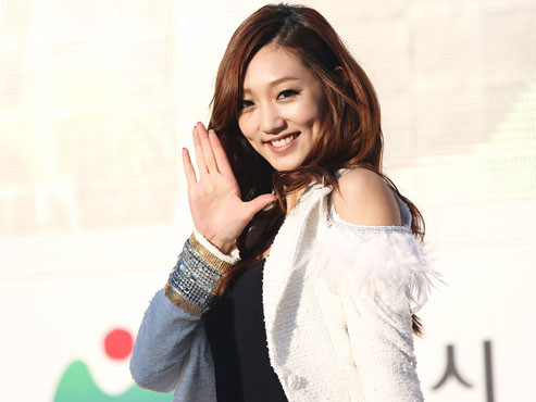 Ca sĩ Park Eun Ji, thành viên nhóm Nine Muse