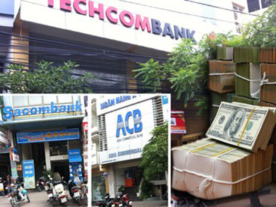 Lợi nhuận của một loạt thương hiệu lớn như ACB, Sacombank, Techcombank... đều giảm