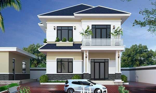 Ngôi nhà vuông 2 tầng này nhìn rất gọn gàng và chắc chắn, ấn tượng. Mặc dù hình vuông nhưng ngôi nhà lại được xử lý bằng các khối kiến trúc đua ra thụt vào tạo nên vẻ đẹp, sức lôi cuốn riêng. Ngôi nhà vuông 2 tầng này nhìn rất gọn gàng và chắc chắn, ấn tượng. Mặc dù hình vuông nhưng ngôi nhà lại được xử lý bằng các khối kiến trúc đua ra thụt vào tạo nên vẻ đẹp, sức lôi cuốn riêng.