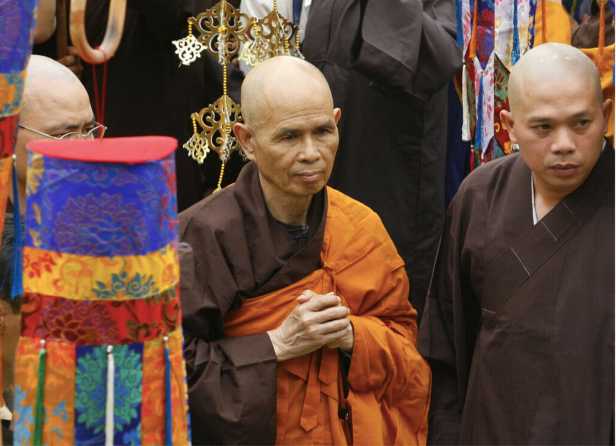 Thiền sư Thích Nhất Hạnh tại TP Hồ Chí Minh năm 2007. (Ảnh: AP) Thiền sư Thích Nhất Hạnh tại TP Hồ Chí Minh năm 2007. (Ảnh: AP)