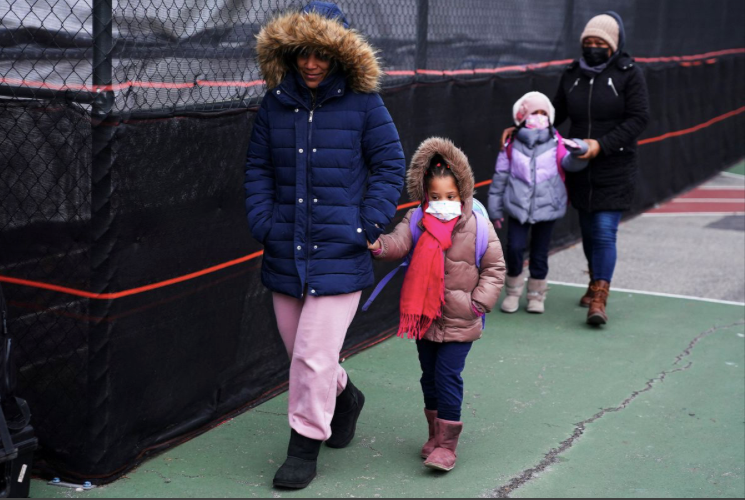 Học sinh của trường tiểu học Bronx 385 ở TP New York, Mỹ. (Ảnh: Reuters) Học sinh của trường tiểu học Bronx 385 ở TP New York, Mỹ. (Ảnh: Reuters)