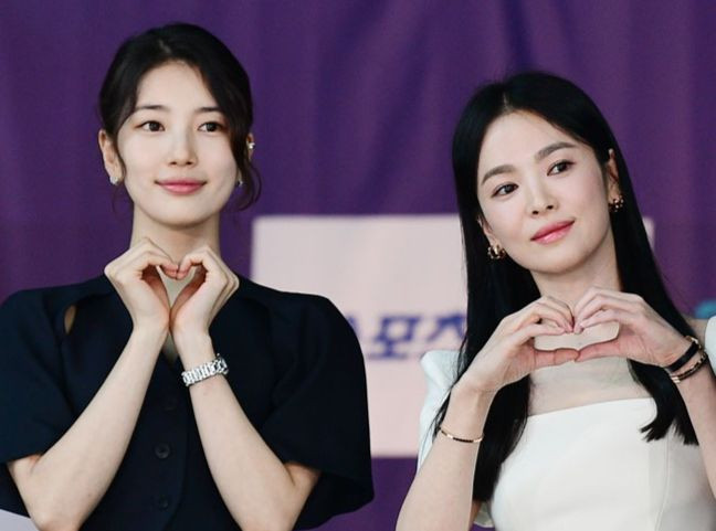 Song Hye Kyo và Suzy ngày càng thân thiết.