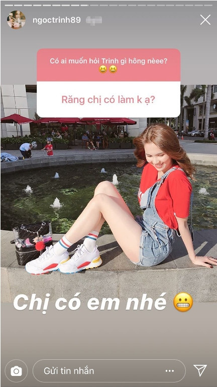 Khẳng định không dao kéo, Ngọc Trinh công khai số đo 3 vòng ảnh 10