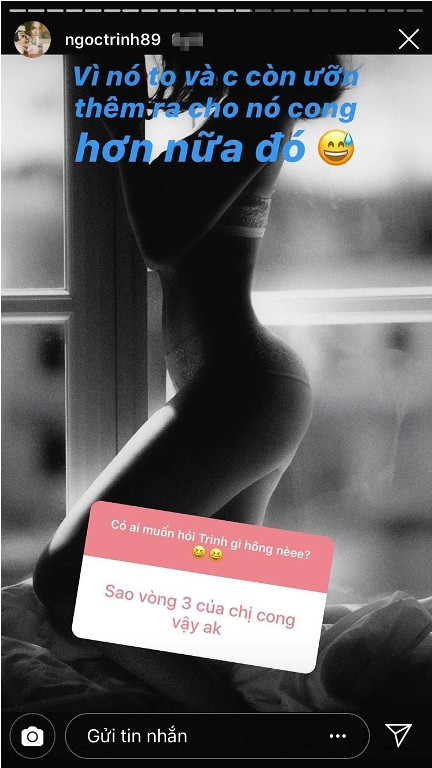 Khẳng định không dao kéo, Ngọc Trinh công khai số đo 3 vòng ảnh 7