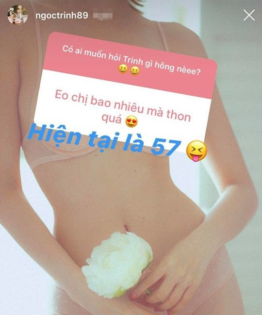 Khẳng định không dao kéo, Ngọc Trinh công khai số đo 3 vòng ảnh 4