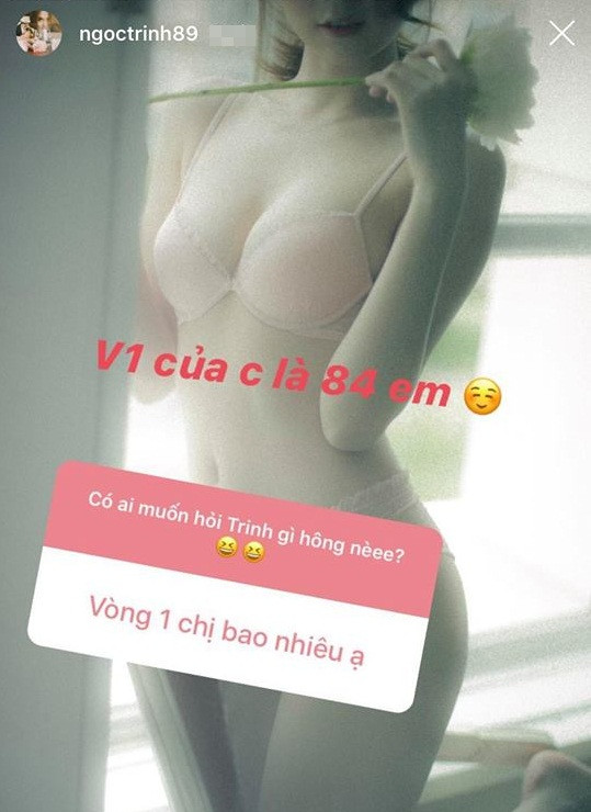 Khẳng định không dao kéo, Ngọc Trinh công khai số đo 3 vòng ảnh 3