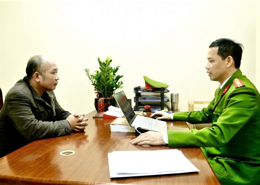 Cơ quan điều tra làm việc với Trần Quang Anh. Cơ quan điều tra làm việc với Trần Quang Anh.