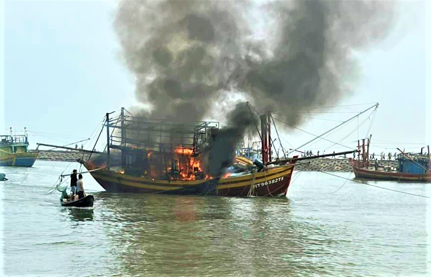 Hiện trường vụ việc.