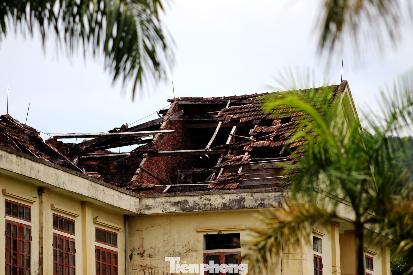 Các hạng mục tại công trình hư hỏng, xuống cấp, cỏ mọc um tùm.