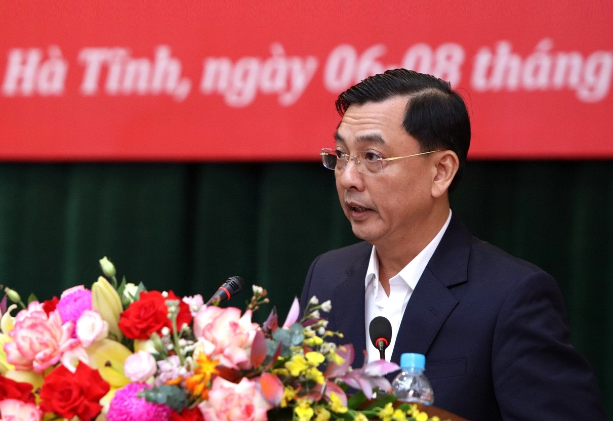 Giám đốc Sở KH-ĐT Trần Việt Hà. Ảnh: Báo Hà Tĩnh.