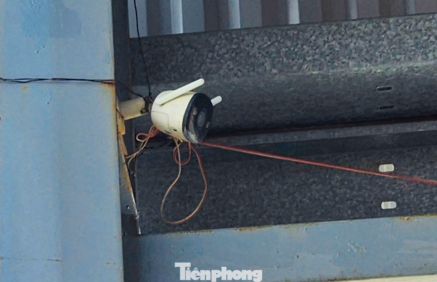 Hệ thống camera giám sát an ninh, đèn chiếu sáng trong các khu nhà tiếp nhận hải sản và cả đường nội bộ được bố trí.