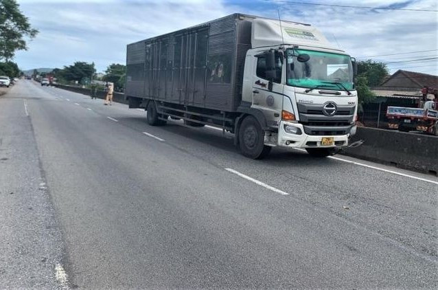 Hiện trường vụ tai nạn.