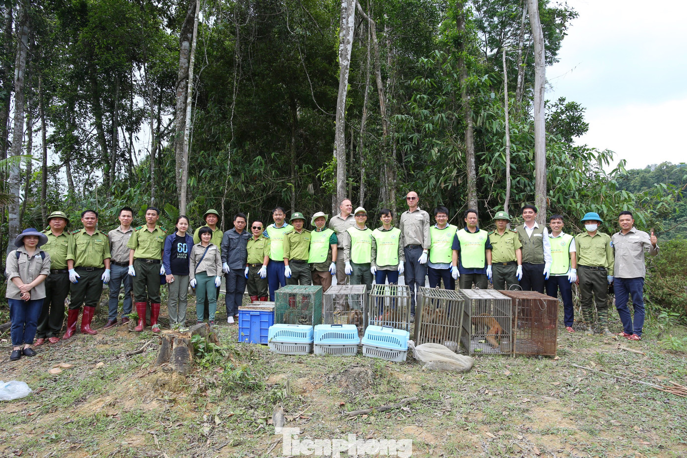 Chiều 22/5, Vườn Quốc gia Vũ Quang (huyện Vũ Quang, Hà Tĩnh) tổ chức tái thả các động vật hoang dã về tự nhiên. Đây là các cá thể được Vườn Quốc gia Vũ Quang cứu hộ, tiếp nhận từ người dân. Sau thời gian kiểm dịch, theo dõi sức khoẻ, huấn luyện bản năng sinh tồn trước khi thả về môi trường rừng tự nhiên.