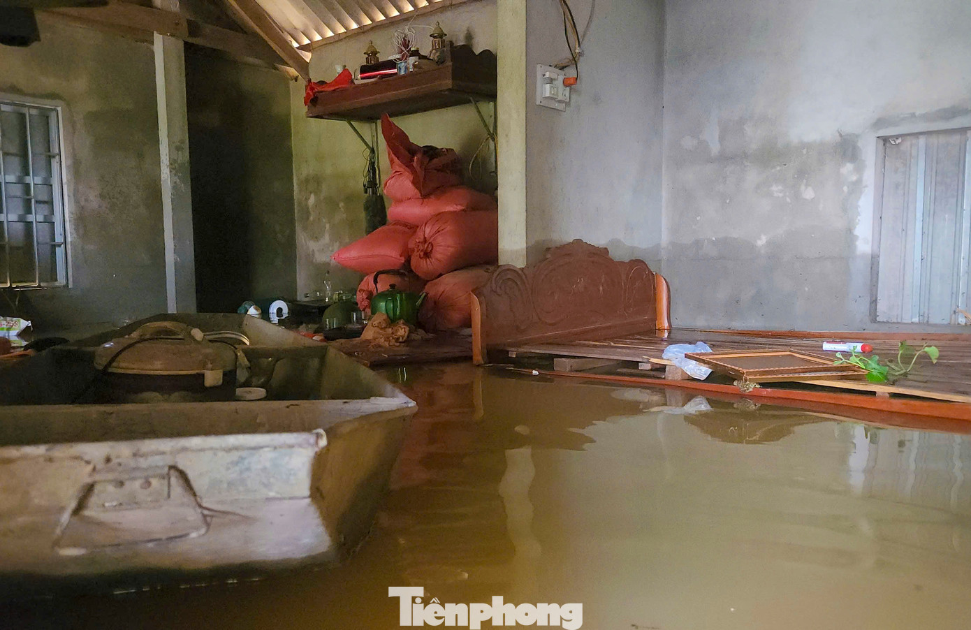 Theo thống kê sơ bộ, toàn huyện Cẩm Xuyên có 690 ha lúa bị ngập, hơn 1.800 tấn lúa bị ướt nước, hơn 175 ha hoa màu bị hư hỏng, hơn 11.000 con gia súc, gia cầm bị cuốn trôi...